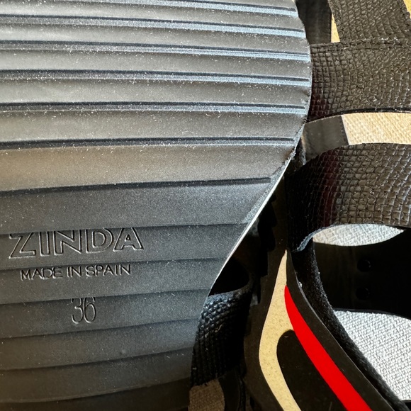 Zinda Sporty Slingback Sandals. Made in Spain. Size 36 EU. - Picture 5 of 11